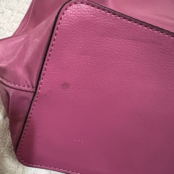 Kate Spade nylon zip tote pink 15 x 10 - Picture 9 of 11